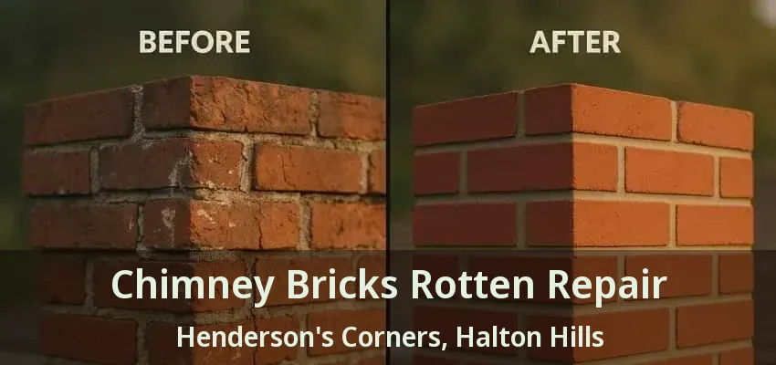 Chimney Bricks Rotten Repair Henderson's Corners, Halton Hills - ON
