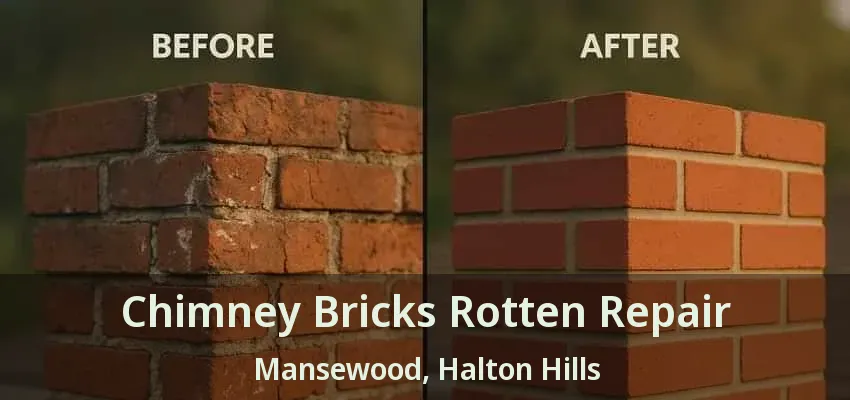 Chimney Bricks Rotten Repair Mansewood, Halton Hills - ON