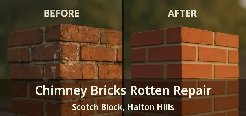 Chimney Bricks Rotten Repair Scotch Block, Halton Hills - ON
