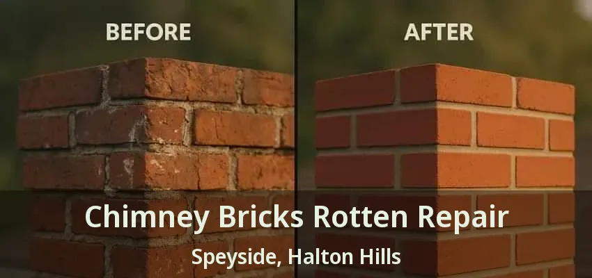 Chimney Bricks Rotten Repair Speyside, Halton Hills - ON