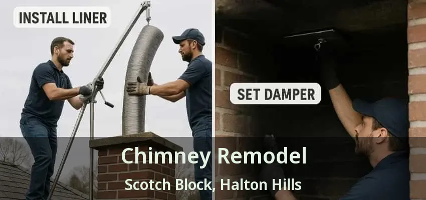 Chimney Remodel Scotch Block, Halton Hills - ON