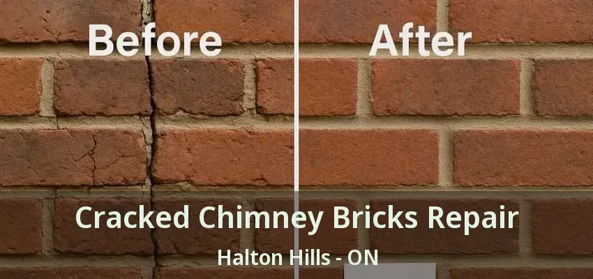 Cracked Chimney Bricks Repair Halton Hills - ON