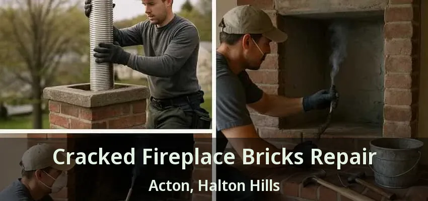 Cracked Fireplace Bricks Repair Acton, Halton Hills - ON