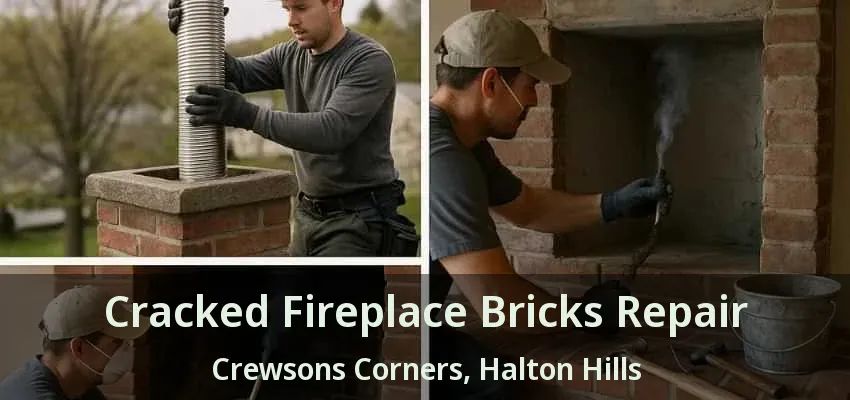 Cracked Fireplace Bricks Repair Crewsons Corners, Halton Hills - ON