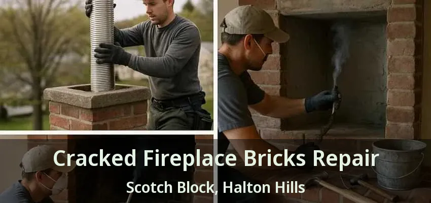 Cracked Fireplace Bricks Repair Scotch Block, Halton Hills - ON