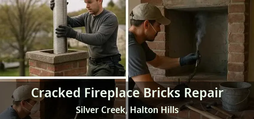 Cracked Fireplace Bricks Repair Silver Creek, Halton Hills - ON