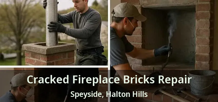 Cracked Fireplace Bricks Repair Speyside, Halton Hills - ON