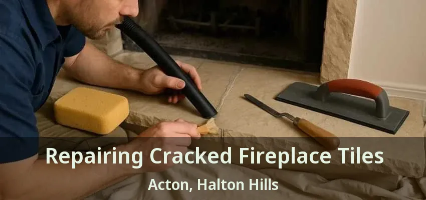 Repairing Cracked Fireplace Tiles Acton, Halton Hills - ON