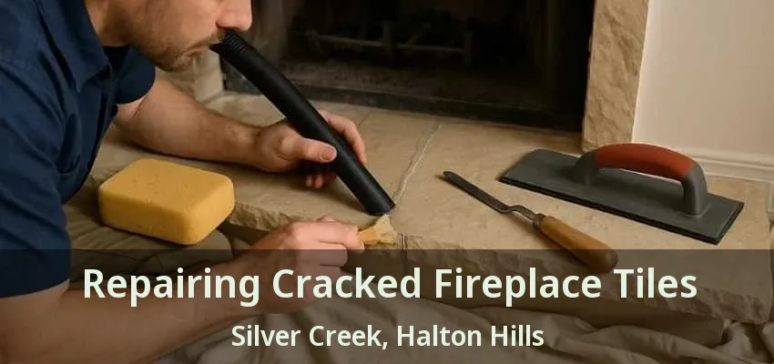 Repairing Cracked Fireplace Tiles Silver Creek, Halton Hills - ON
