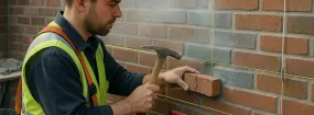 Cracked Chimney Bricks Repair Hornby, Halton Hills